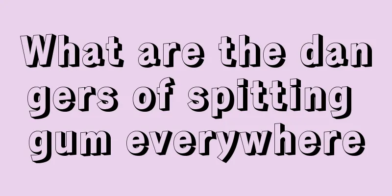 What are the dangers of spitting gum everywhere