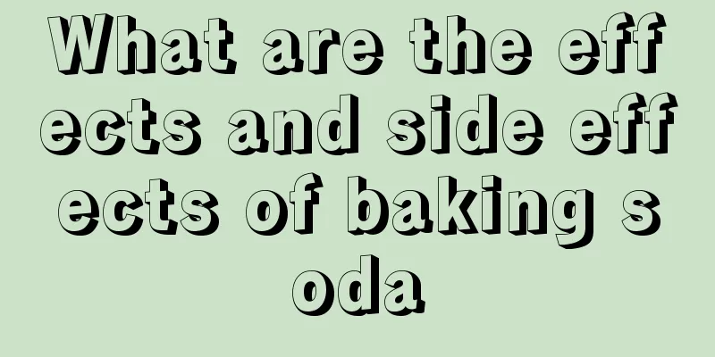 What are the effects and side effects of baking soda