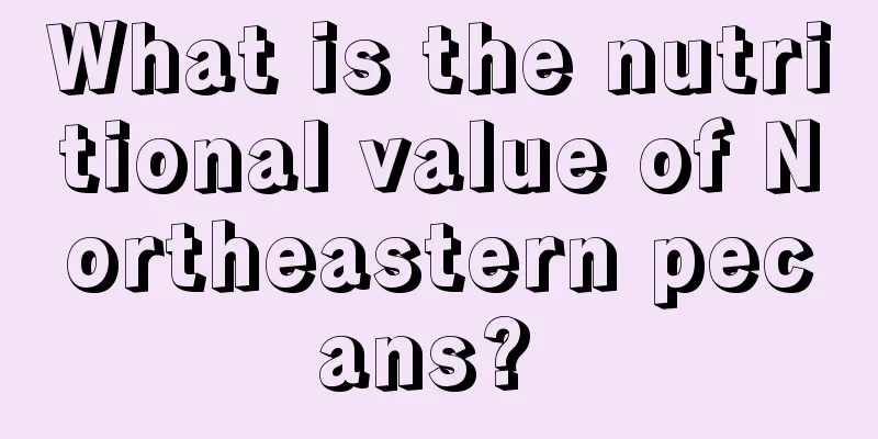 What is the nutritional value of Northeastern pecans? 