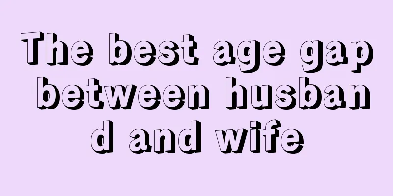 The best age gap between husband and wife