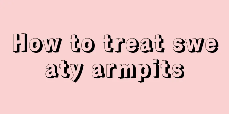 How to treat sweaty armpits