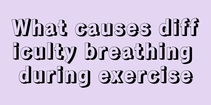 What causes difficulty breathing during exercise