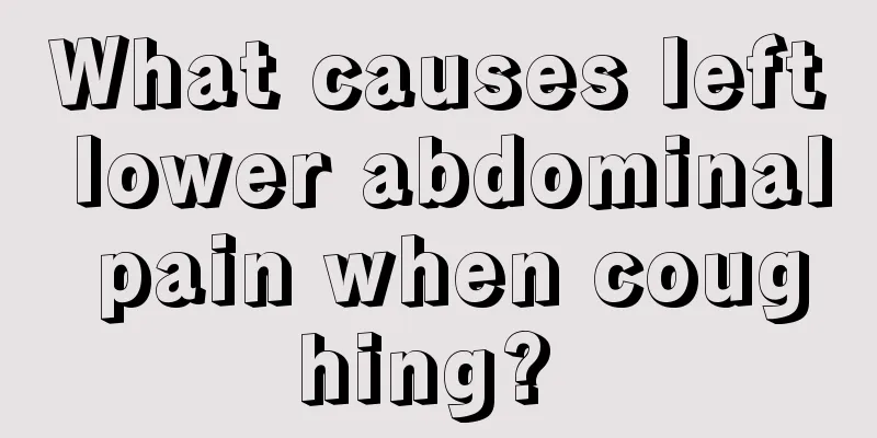 What causes left lower abdominal pain when coughing? 