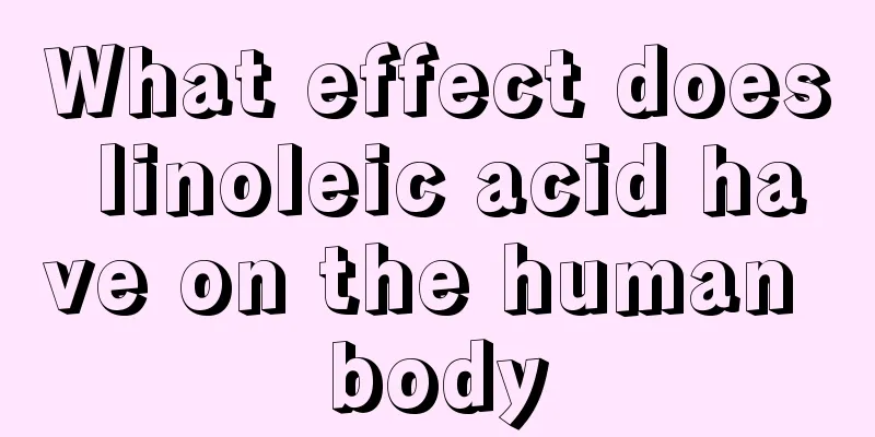 What effect does linoleic acid have on the human body