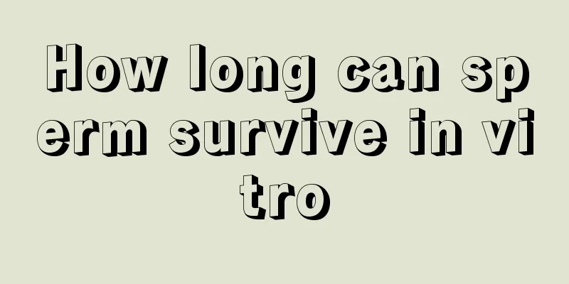 How long can sperm survive in vitro
