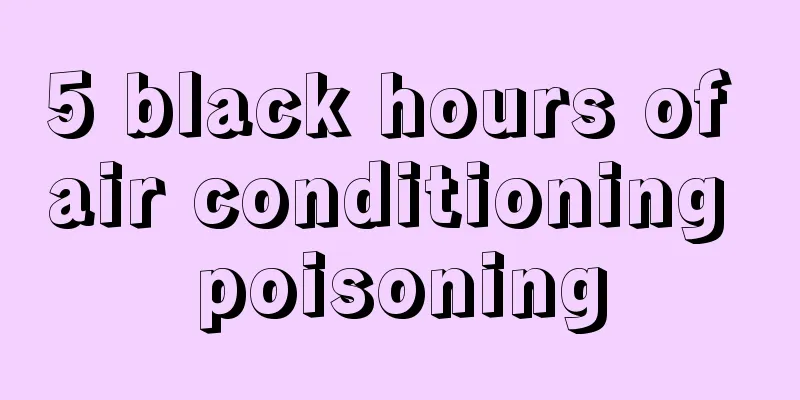 5 black hours of air conditioning poisoning