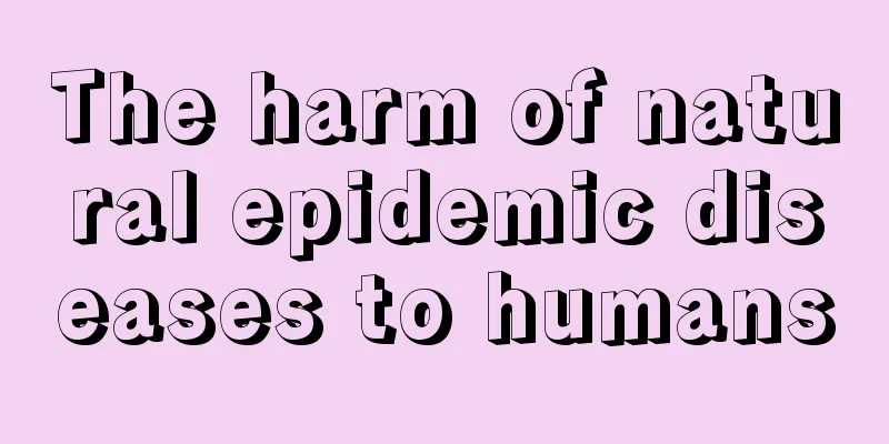 The harm of natural epidemic diseases to humans