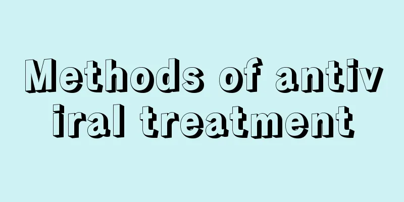 Methods of antiviral treatment