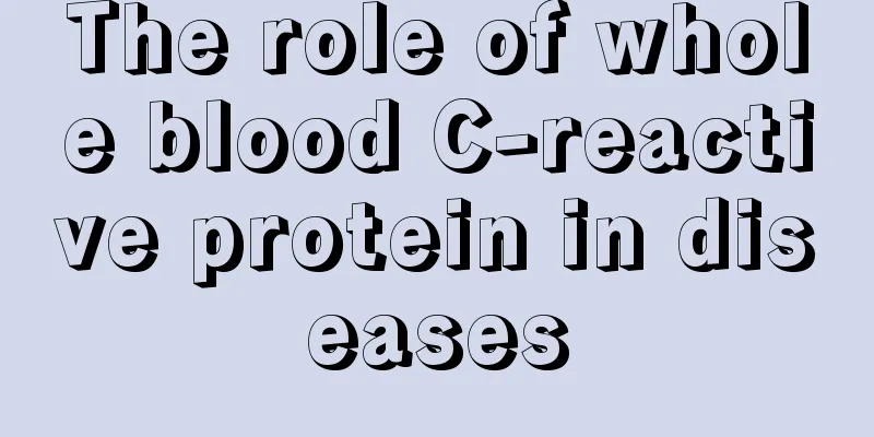 The role of whole blood C-reactive protein in diseases