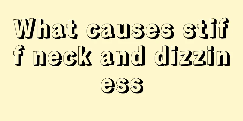 What causes stiff neck and dizziness