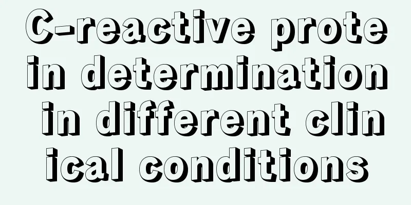 C-reactive protein determination in different clinical conditions