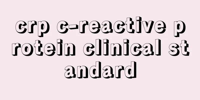 crp c-reactive protein clinical standard