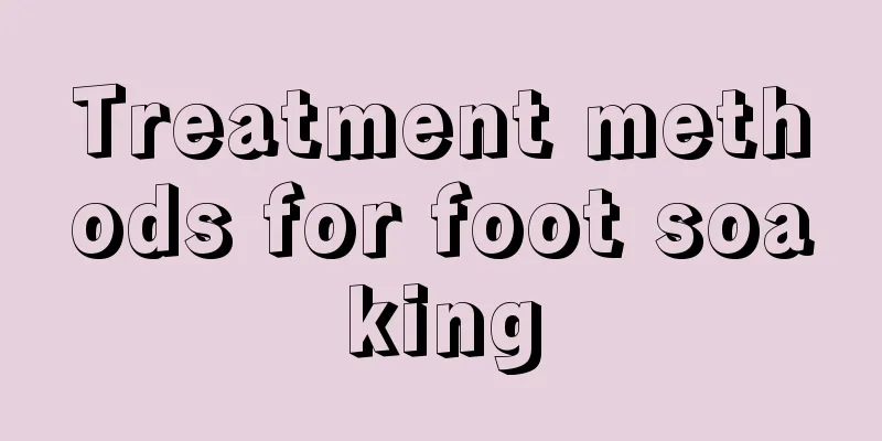 Treatment methods for foot soaking