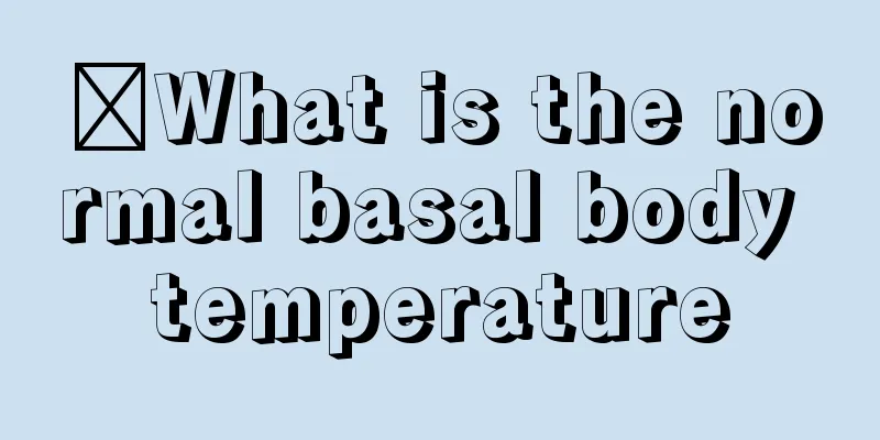 ​What is the normal basal body temperature