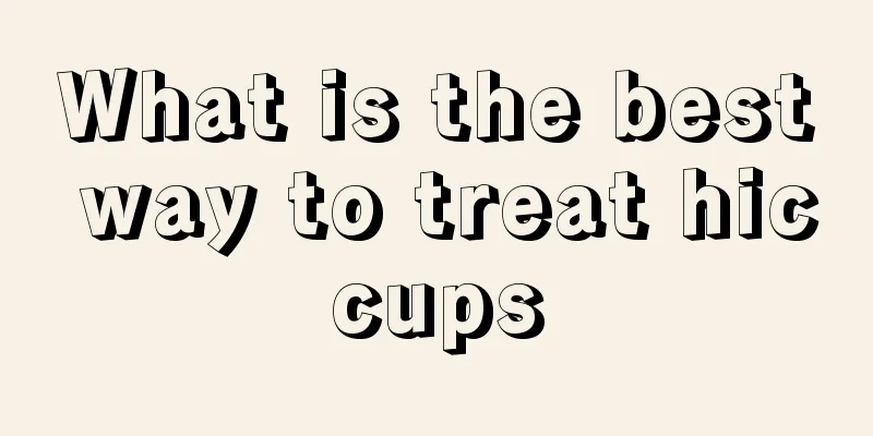 What is the best way to treat hiccups