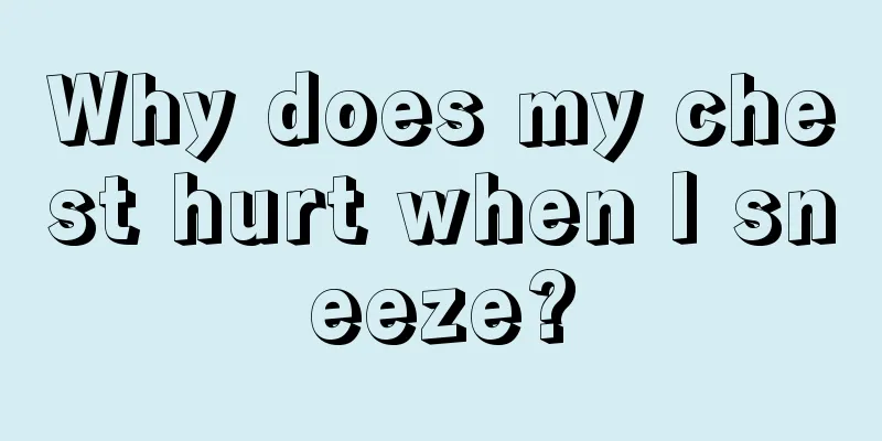 Why does my chest hurt when I sneeze?