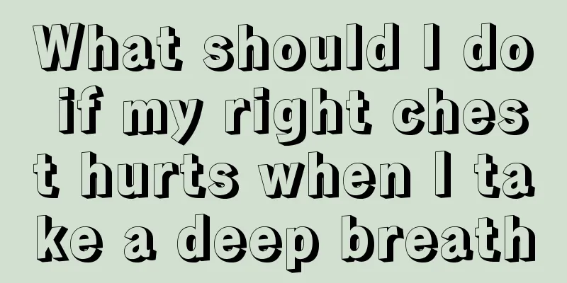 What should I do if my right chest hurts when I take a deep breath