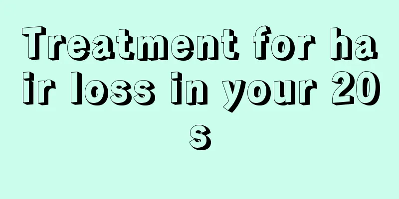 Treatment for hair loss in your 20s