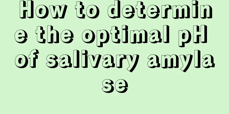 How to determine the optimal pH of salivary amylase