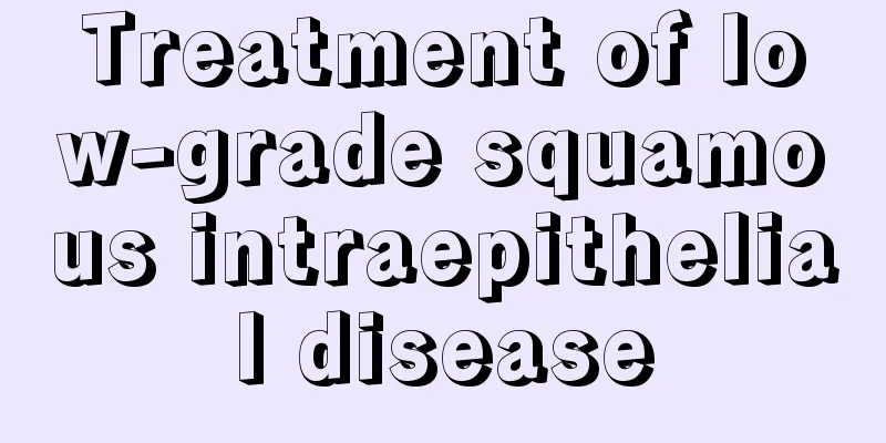 Treatment of low-grade squamous intraepithelial disease