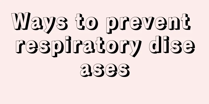 Ways to prevent respiratory diseases