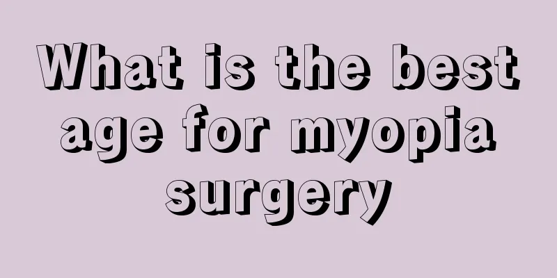 What is the best age for myopia surgery