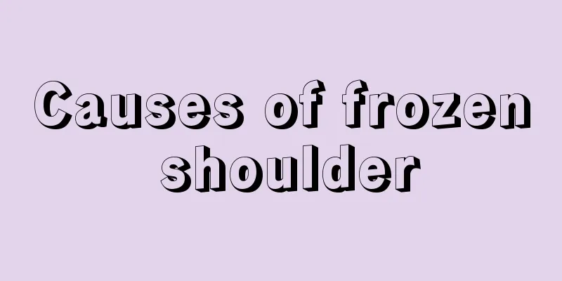 Causes of frozen shoulder