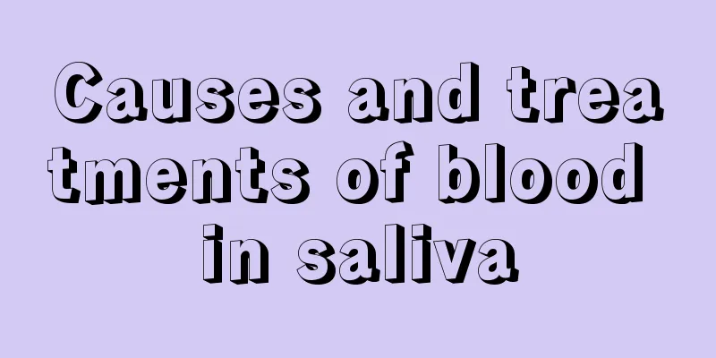 Causes and treatments of blood in saliva