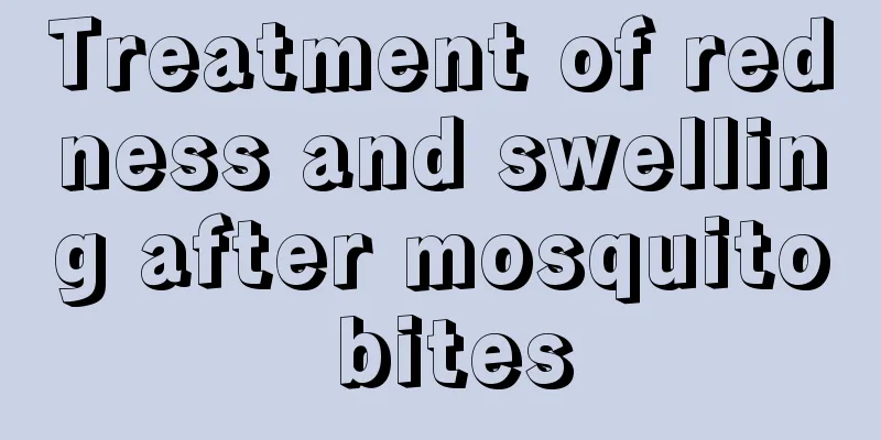 Treatment of redness and swelling after mosquito bites