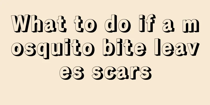 What to do if a mosquito bite leaves scars