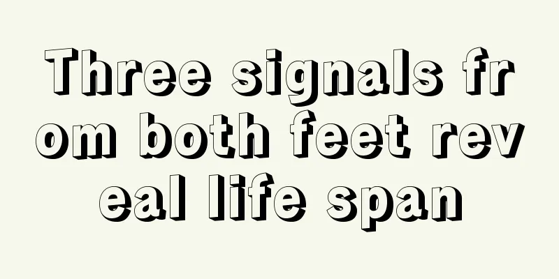Three signals from both feet reveal life span