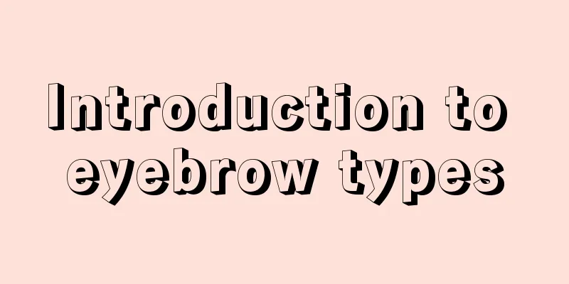 Introduction to eyebrow types