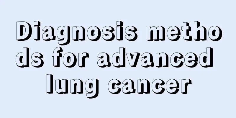 Diagnosis methods for advanced lung cancer