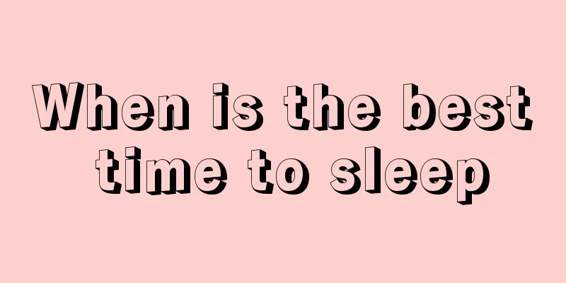 When is the best time to sleep