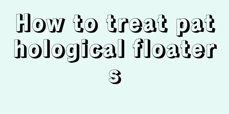 How to treat pathological floaters