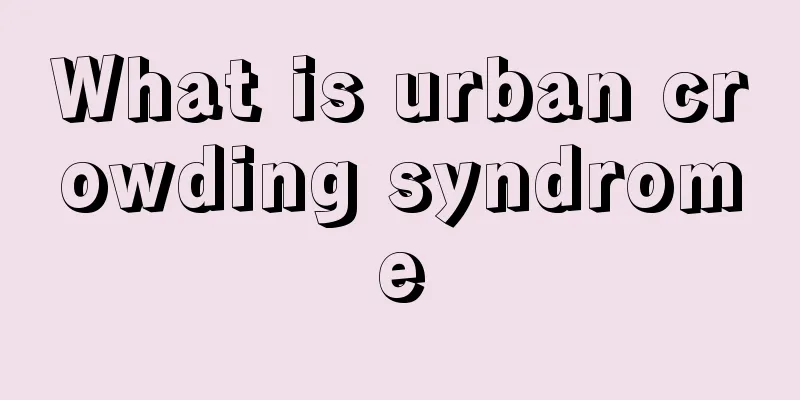 What is urban crowding syndrome