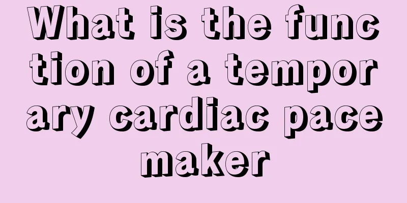 What is the function of a temporary cardiac pacemaker