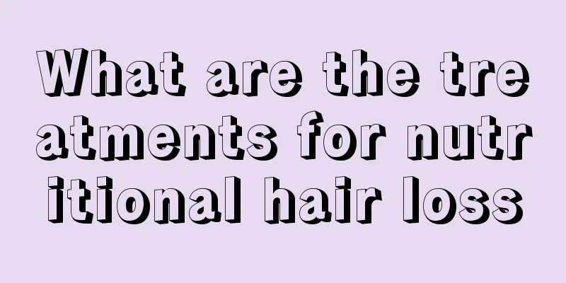 What are the treatments for nutritional hair loss
