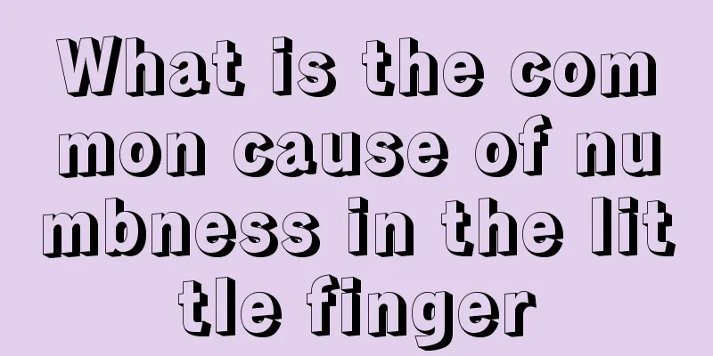 What is the common cause of numbness in the little finger
