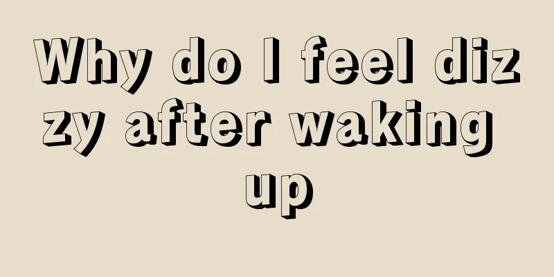 Why do I feel dizzy after waking up