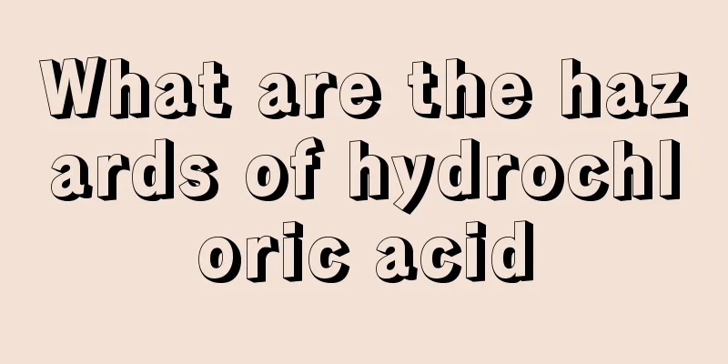 What are the hazards of hydrochloric acid