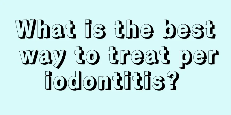 What is the best way to treat periodontitis? 