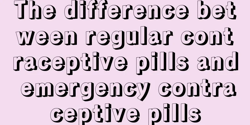 The difference between regular contraceptive pills and emergency contraceptive pills