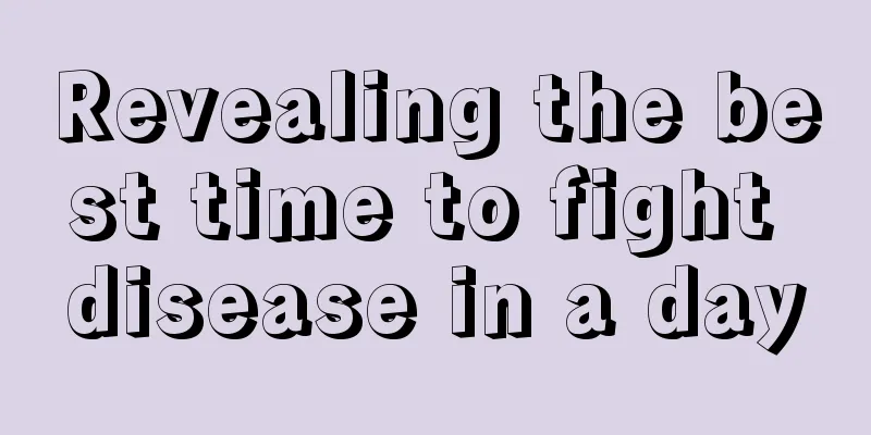 Revealing the best time to fight disease in a day