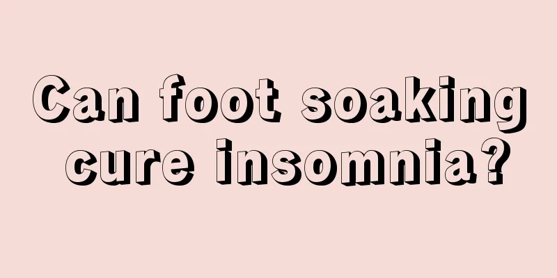 Can foot soaking cure insomnia?