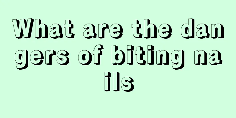 What are the dangers of biting nails