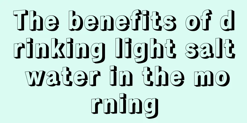 The benefits of drinking light salt water in the morning