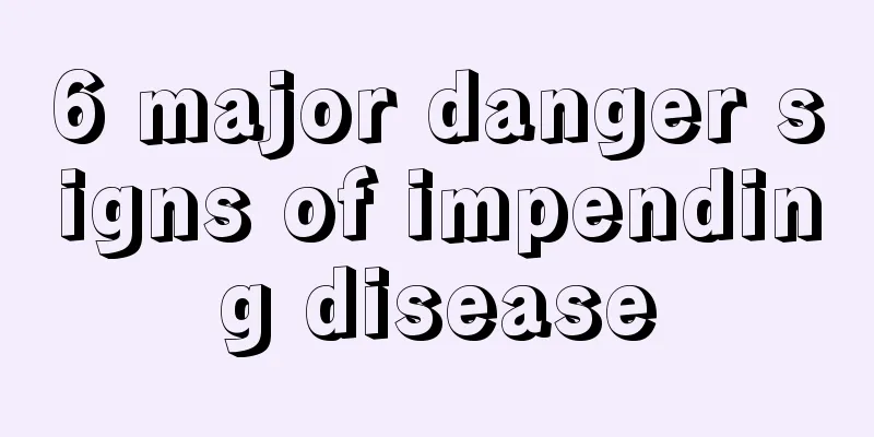 6 major danger signs of impending disease