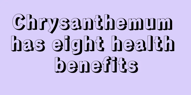 Chrysanthemum has eight health benefits