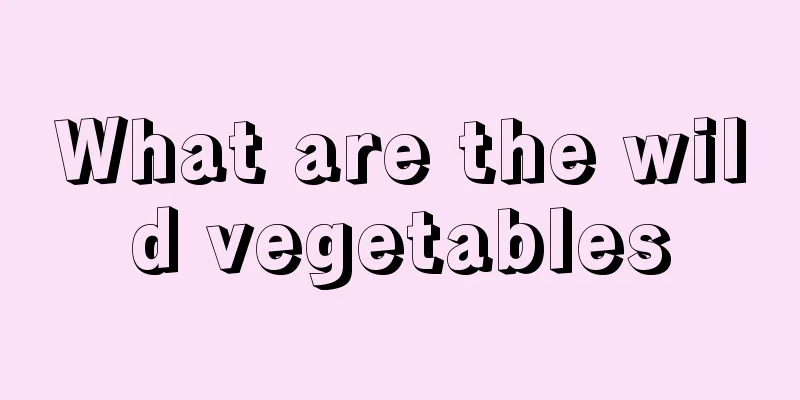 What are the wild vegetables